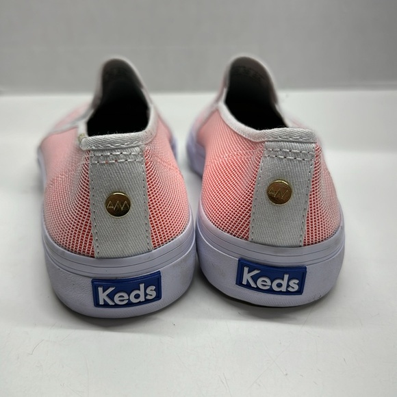 Keds Alaina Marie Sneaker Slip On Shoes Double Decker Mesh Waves Coral Beach 7 - Picture 4 of 9